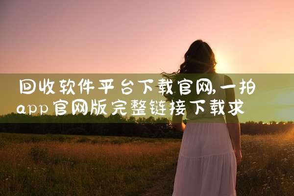 回收软件平台下载官网